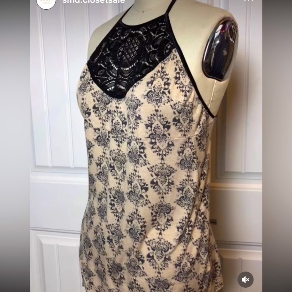 Baroque Halter Top